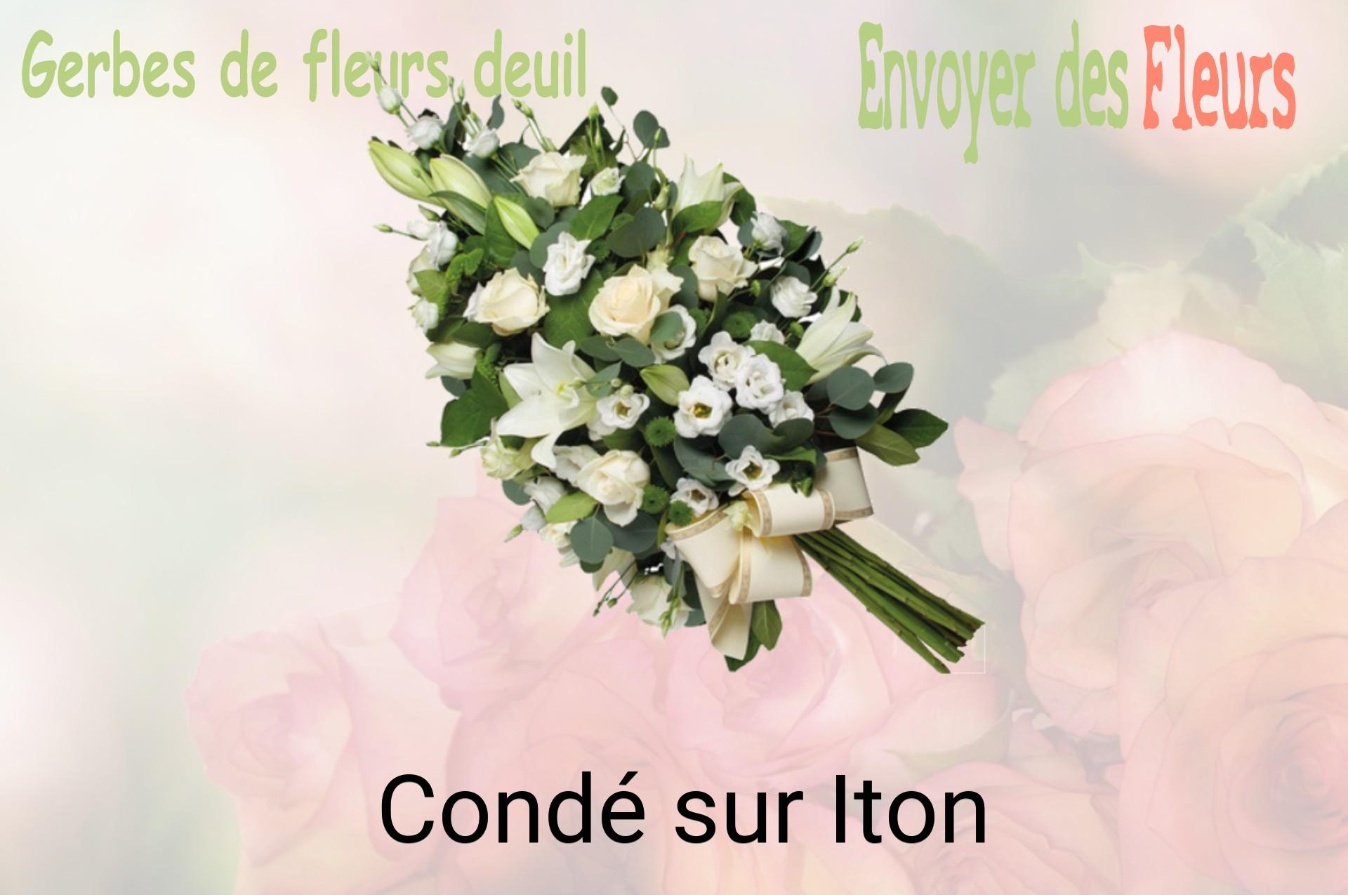 Gerbe de fleurs de deuil livrée à Condé-sur-Iton